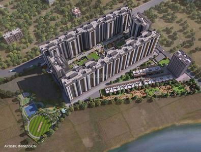 Image of 1356 Sq.ft 3 BHK Apartment / Flat for sale in Gini Vivante Phase 01, Kiwale, Pune for Rs. 9600000