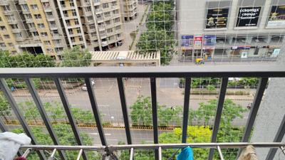 Balcony Image of 1517 Sq.ft 3 BHK Apartment / Flat for rent in Shantigram Ahmedabad for Rs. 40000