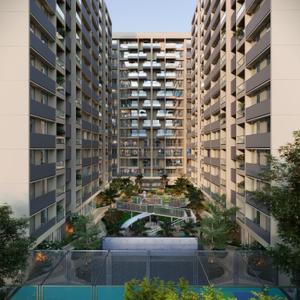 Image of 1422 Sq.ft 2 BHK Apartment / Flat for sale in The Amber, Jagatpur, Ahmedabad for Rs. 6141000