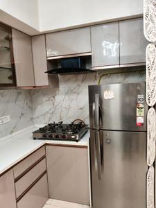 Kitchen Image of 317 Sq.ft 1 BHK Apartment / Flat for rent in Crown Lodha Quality Home Tower 2, Thane West Thane for Rs. 29500