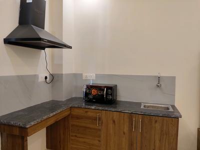 Kitchen Image of 750 Sq.ft 1 RK Builder Floor for rent in Tulip Monsella, Sector 53 Gurgaon for Rs. 26000