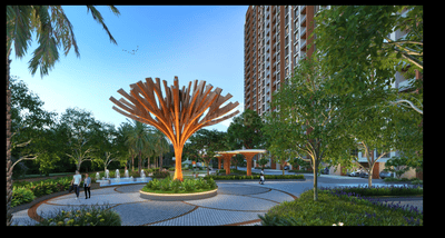 Image of 1120 Sq.ft 2 BHK Apartment / Flat for sale in Global Inspira, Hinjawadi Phase 2, Pune for Rs. 9700000