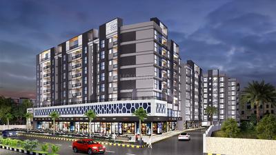 Image of 650 Sq.ft 1 BHK Apartment / Flat for sale in Sahajanand Vrindavan Heights, Shelu, Thane for Rs. 2149000