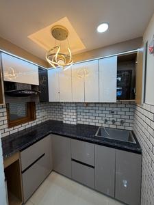 Kitchen Image of 500 Sq.ft 1 BHK Builder Floor for rent in Matiala New Delhi for Rs. 15000