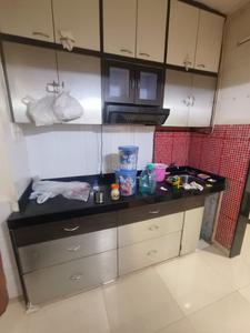 Kitchen Image of 400 Sq.ft 1 BHK Apartment / Flat for rent in Gelda Jyot CHS, Ghatkopar West Mumbai for Rs. 30000