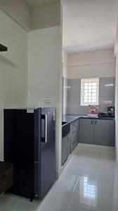 Kitchen Image of 650 Sq.ft 1 BHK Apartment / Flat for rent in Mahadevapura Bengaluru for Rs. 32000