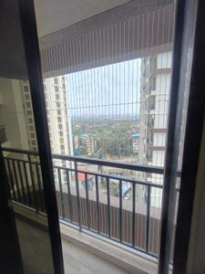 Balcony Image of 1400 Sq.ft 3 BHK Apartment / Flat for rent in National Trinity Paradise Phase 1, Shilphata Thane for Rs. 24000