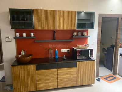 Kitchen Image of 1100 Sq.ft 3 BHK Apartment / Flat for sale in ICB Flora O Block, Gota Ahmedabad for Rs. 9500000