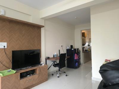 Living Room Image of 720 Sq.ft 1 BHK Apartment / Flat for rent in Doddanekundi Bengaluru for Rs. 33000