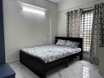 Bedroom Image of 850 Sq.ft 1 BHK Apartment / Flat for rent in Pranava Pranavas BSR Gitaaar, Kadubeesanahalli Bengaluru for Rs. 28000