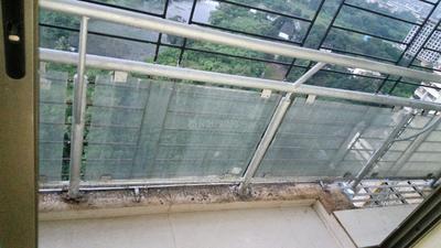 Balcony Image of 650 Sq.ft 1 BHK Apartment / Flat for rent in Vishesh Balaji Symphony, Shilottar Raichur Navi Mumbai for Rs. 17500