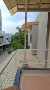 Balcony Image of 900 Sq.ft 3 BHK Independent House for rent in Iscon Ambli Road Ahmedabad for Rs. 32000
