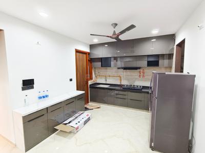 Kitchen Image of 2450 Sq.ft 3 BHK Apartment / Flat for rent in Radhe Infinity, Kudasan Gandhinagar for Rs. 44000