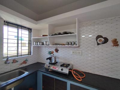 Kitchen Image of 500 Sq.ft 1 BHK Builder Floor for rent in BTM Layout Bengaluru for Rs. 20000