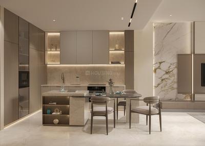 Kitchen Image of 430 Sq.ft 1 RK Apartment / Flat for sale in Majan Dubai for Rs. 18712725