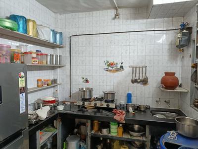 Kitchen Image of 580 Sq.ft 2 BHK Builder Floor for sale in Mira Road East Mira Bhayandar for Rs. 8500000