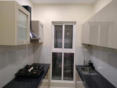 Kitchen Image of 777 Sq.ft 1 BHK Apartment / Flat for rent in Ashar Arize Tower B And C, Kalwa Thane for Rs. 30000