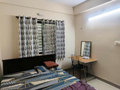 Bedroom Image of 1200 Sq.ft 2 BHK Builder Floor for rent in Sahakara Nagar Bengaluru for Rs. 30000