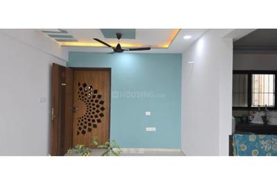 Living Room Image of 800 Sq.ft 2 BHK Apartment / Flat for rent in Happy Elegance, Vesu Surat for Rs. 21000