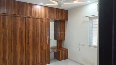 Bedroom Image of 1960 Sq.ft 3 BHK Apartment / Flat for rent in Rajapushpa Regalia, Kokapet Hyderabad for Rs. 60000