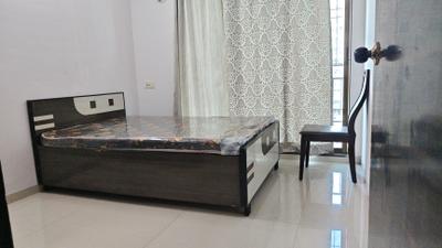 Bedroom Image of 1245 Sq.ft 2 BHK Apartment / Flat for rent in Gami Trixie, Ulwe Navi Mumbai for Rs. 43000
