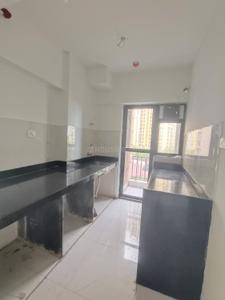 Kitchen Image of 600 Sq.ft 1.5 BHK Apartment / Flat for rent in Runwal Gardens, Dombivli East Thane for Rs. 15000