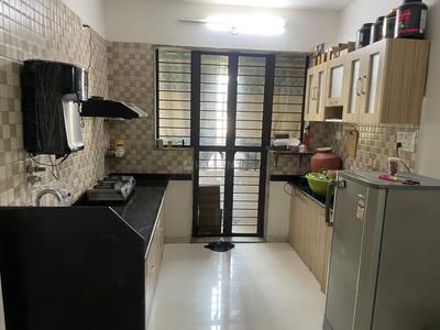 Kitchen Image of 1050 Sq.ft 2 BHK Apartment / Flat for rent in Karda Hari Sanskruti, Shabhaji Nagar Nashik for Rs. 20000