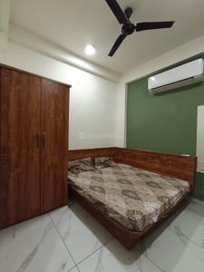 Bedroom Image of 650 Sq.ft 1 BHK Apartment / Flat for rent in Mahalakshmi Nagar Indore for Rs. 17000