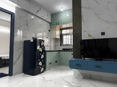 Kitchen Image of 850 Sq.ft 1 BHK Apartment / Flat for rent in Pranava Pranavas BSR Gitaaar, Kadubeesanahalli Bengaluru for Rs. 28000