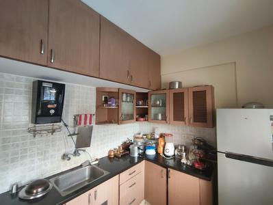 Kitchen Image of 1350 Sq.ft 3 BHK Apartment / Flat for rent in Nandi Manomay Meadows, Chikkalasandra Bengaluru for Rs. 30000
