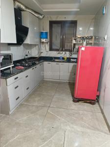 Kitchen Image of 1350 Sq.ft 3 BHK Builder Floor for rent in Janakpuri New Delhi for Rs. 48000