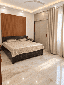 Bedroom Image of 2000 Sq.ft 3 BHK Builder Floor for sale in Malviya Nagar New Delhi for Rs. 44500000
