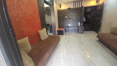Living Room Image of 1000 Sq.ft 2 BHK Apartment / Flat for rent in Bibwewadi Pune for Rs. 30000