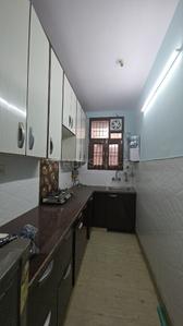Kitchen Image of 400 Sq.ft 1 BHK Builder Floor for rent in Pitampura New Delhi for Rs. 22900