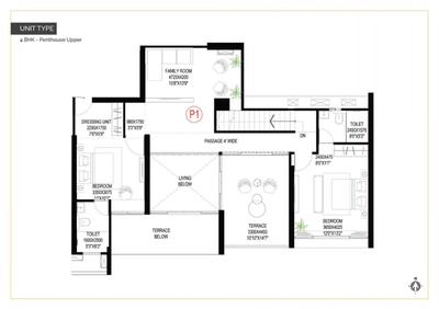 Image of 1879 Sq.ft 3.5 BHK Apartment / Flat for sale in Goel Ganga Imperia Bldg A, Mohammed Wadi, Pune for Rs. 16150000