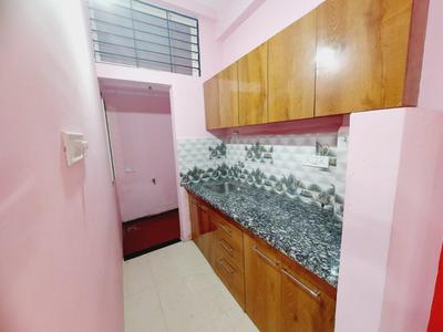 Kitchen Image of 650 Sq.ft 1 BHK Apartment / Flat for rent in Mahalakshmi Nagar Indore for Rs. 9500