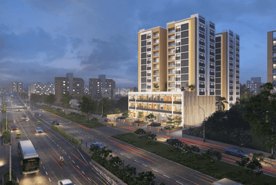 Image of 2430 Sq.ft 3 BHK Apartment / Flat for sale in Vandematram Sky 100, Thaltej, Ahmedabad for Rs. 17100000