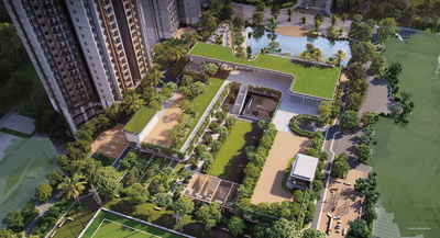 Image of 1415 Sq.ft 3 BHK Apartment / Flat for sale in Kalpataru Estella Tower C and D, Thane West, Thane for Rs. 21800000