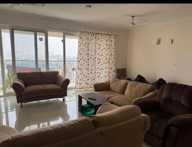 Hall Image of 1856 Sq.ft 3 BHK Apartment / Flat for rent in Prestige Ferns Residency, Harlur Bengaluru for Rs. 75000