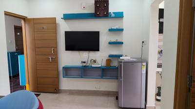 Living Room Image of 600 Sq.ft 1 BHK Apartment / Flat for rent in Kondapur Hyderabad for Rs. 25000