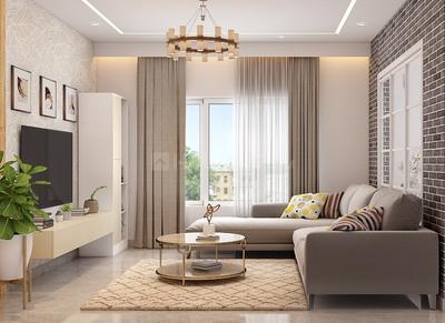 Hall Image of 910 Sq.ft 2 BHK Apartment / Flat for rent in Puravankara Palm Beach, Kyalasanahalli Bengaluru for Rs. 43000