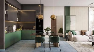 Kitchen Image of 387 Sq.ft 1 BHK Apartment / Flat for sale in Industrial City Dubai for Rs. 15851637