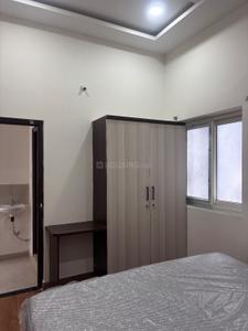 Bedroom Image of 600 Sq.ft 1 BHK Apartment / Flat for rent in Madhapur Hyderabad for Rs. 34000