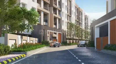 Image of 1388 Sq.ft 3 BHK Apartment / Flat for sale in Ashray Vihar Phase II, Madanpur, Bhubaneswar for Rs. 9494800