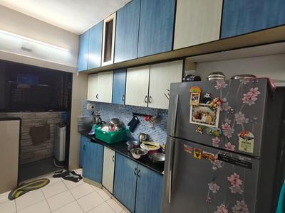 Kitchen Image of 1575 Sq.ft 3 BHK Apartment / Flat for sale in Shyamal Ahmedabad for Rs. 10500000