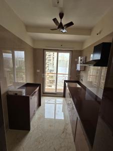 Kitchen Image of 628 Sq.ft 1 BHK Apartment / Flat for rent in Tharwanis Sky View, Kharghar Navi Mumbai for Rs. 28000