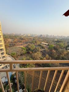 Balcony Image of 650 Sq.ft 2 BHK Apartment / Flat for rent in Gami Teesta, Pisarve Navi Mumbai for Rs. 15000