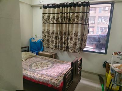 Bedroom Image of 550 Sq.ft 1 BHK Apartment / Flat for rent in Savvy Studioz, Gota Ahmedabad for Rs. 17500