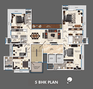 Image of 1289 Sq.ft 3 BHK Apartment / Flat for sale in Dadar East, Mumbai for Rs. 70900000