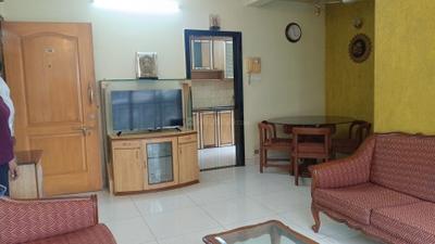 Living Room Image of 816 Sq.ft 2 BHK Apartment / Flat for rent in Evershine Millennium Paradise, Kandivali East Mumbai for Rs. 60000